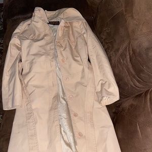 Women’s cream trench coat